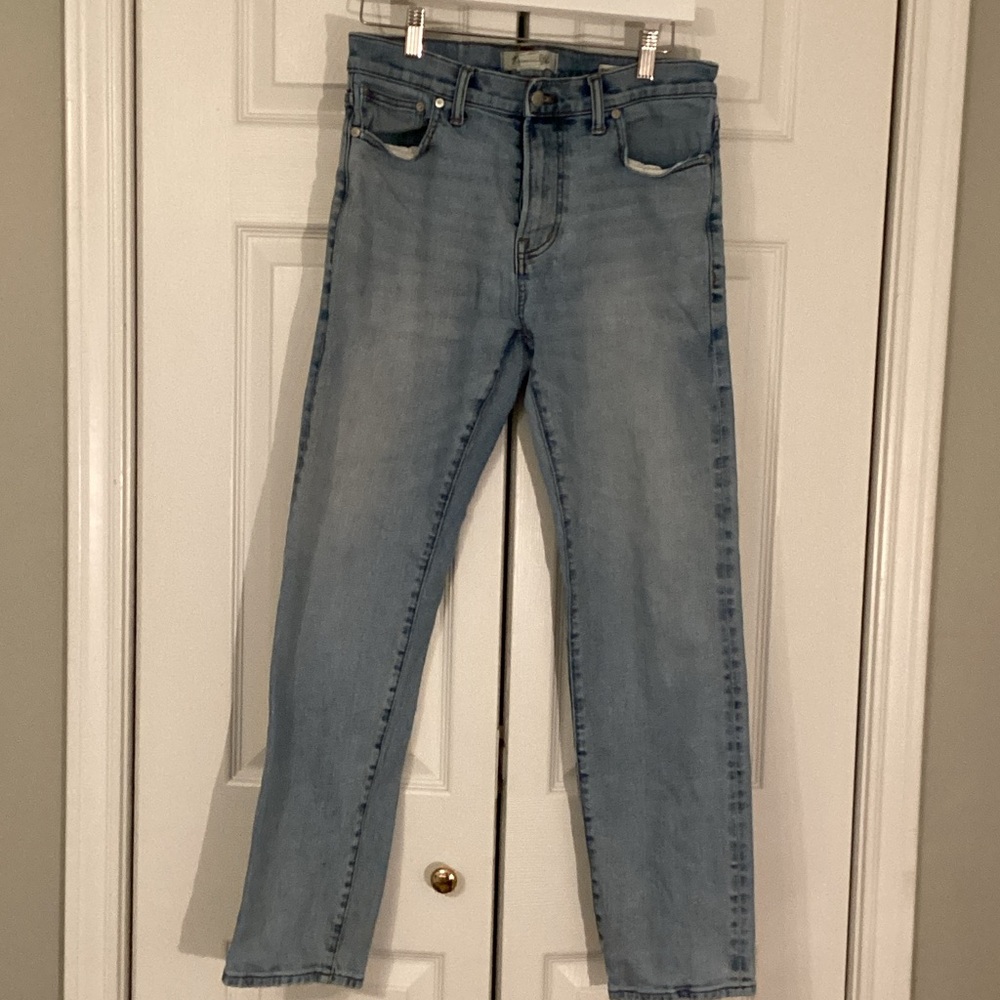 Madewell Women’s Straight Light Blue Jeans 30x30